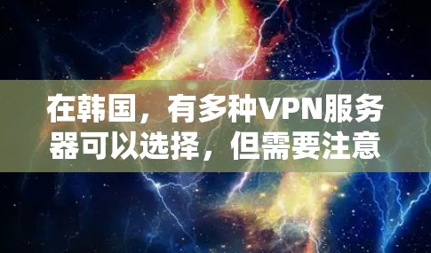 在韩国，有多种VPN服务器可以选择，但需要注意的是，它们可能不是免费的，但可以提供免费的访问或特别的免费体验。以下是一些韩国免费VPN服务器推荐，供您参考
