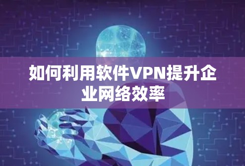 如何利用软件VPN提升企业网络效率 如何利用软件VPN提升企业网络效率