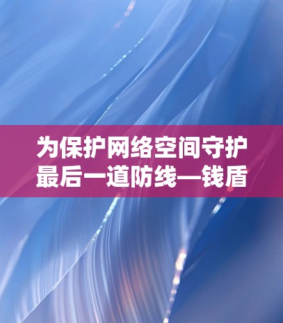 为保护网络空间守护最后一道防线—钱盾VPN功能解析