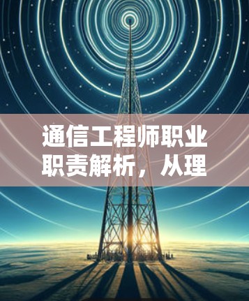 通信工程师职业职责解析，从理论到实践的全面探索