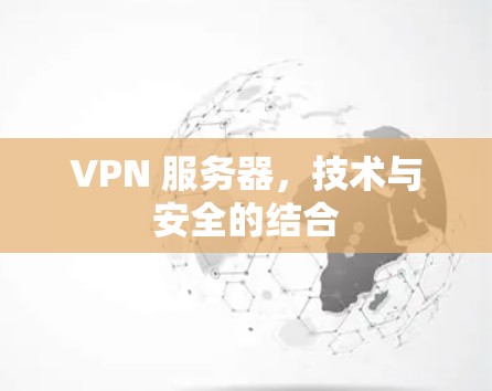 VPN 服务器,技术与安全的结合 VPN 服务器,技术与安全的结合