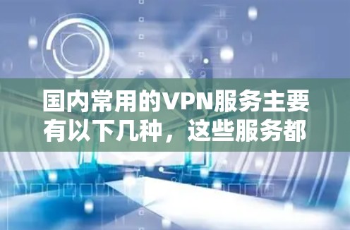国内常用的VPN服务主要有以下几种，这些服务都是经过可信机构认证的，用户可以根据自己的需求选择合适的
