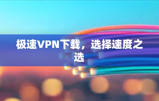 极速VPN下载,选择速度之选 极速VPN下载,选择速度之选