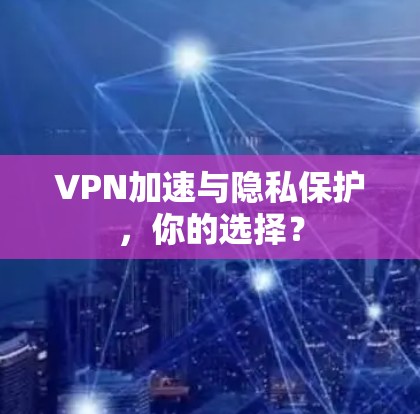VPN加速与隐私保护,你的选择? VPN加速与隐私保护,你的选择?