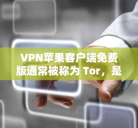 VPN苹果客户端免费版通常被称为 Tor，是一个基于以太网加密协议的网络工具，旨在保护个人隐私和防止网络攻击。以下是关于 Tor 的详细信息